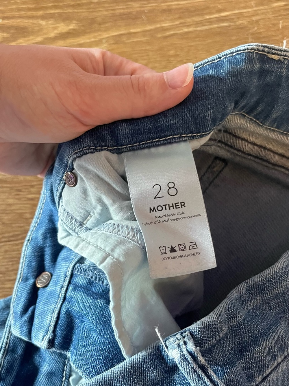 MOTHER Light Blue Skinny Jeans - Picture 6 of 10